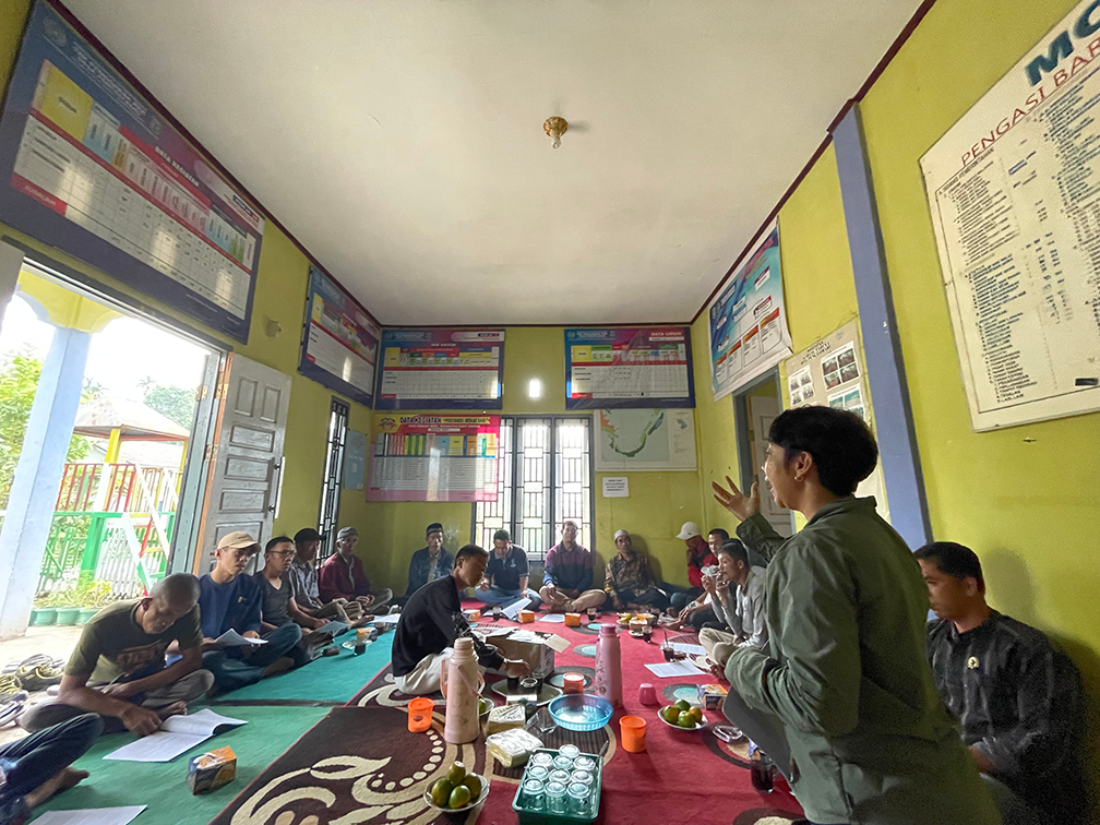 Sosialisasi Program Remediasi dan Kompensasi Di Desa Pengasi Baru