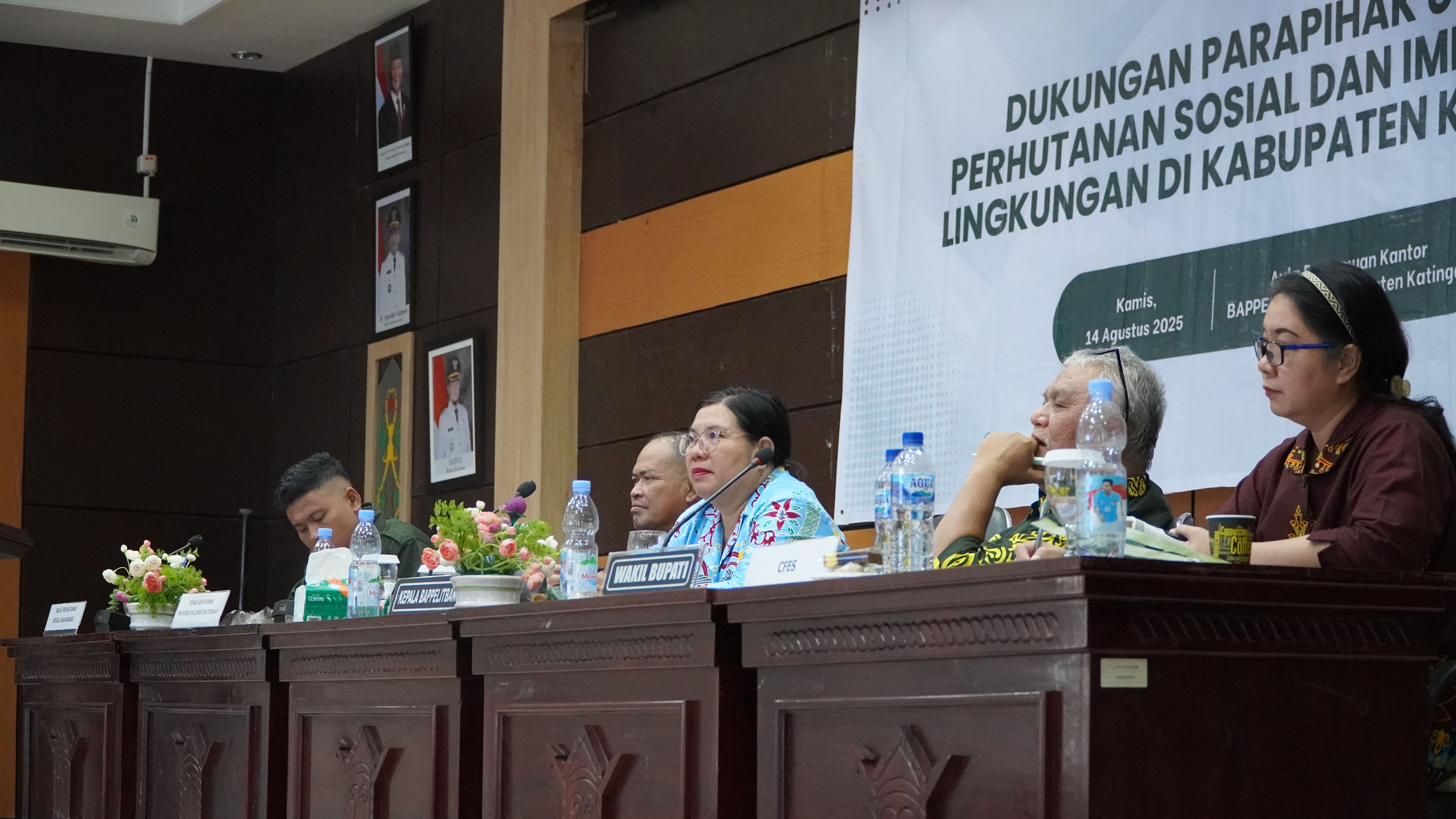 Sinergi Multipihak Perkuat Perhutanan Sosial dan Skema Payment for Ecosystem Services (PES) di Kabupaten Katingan