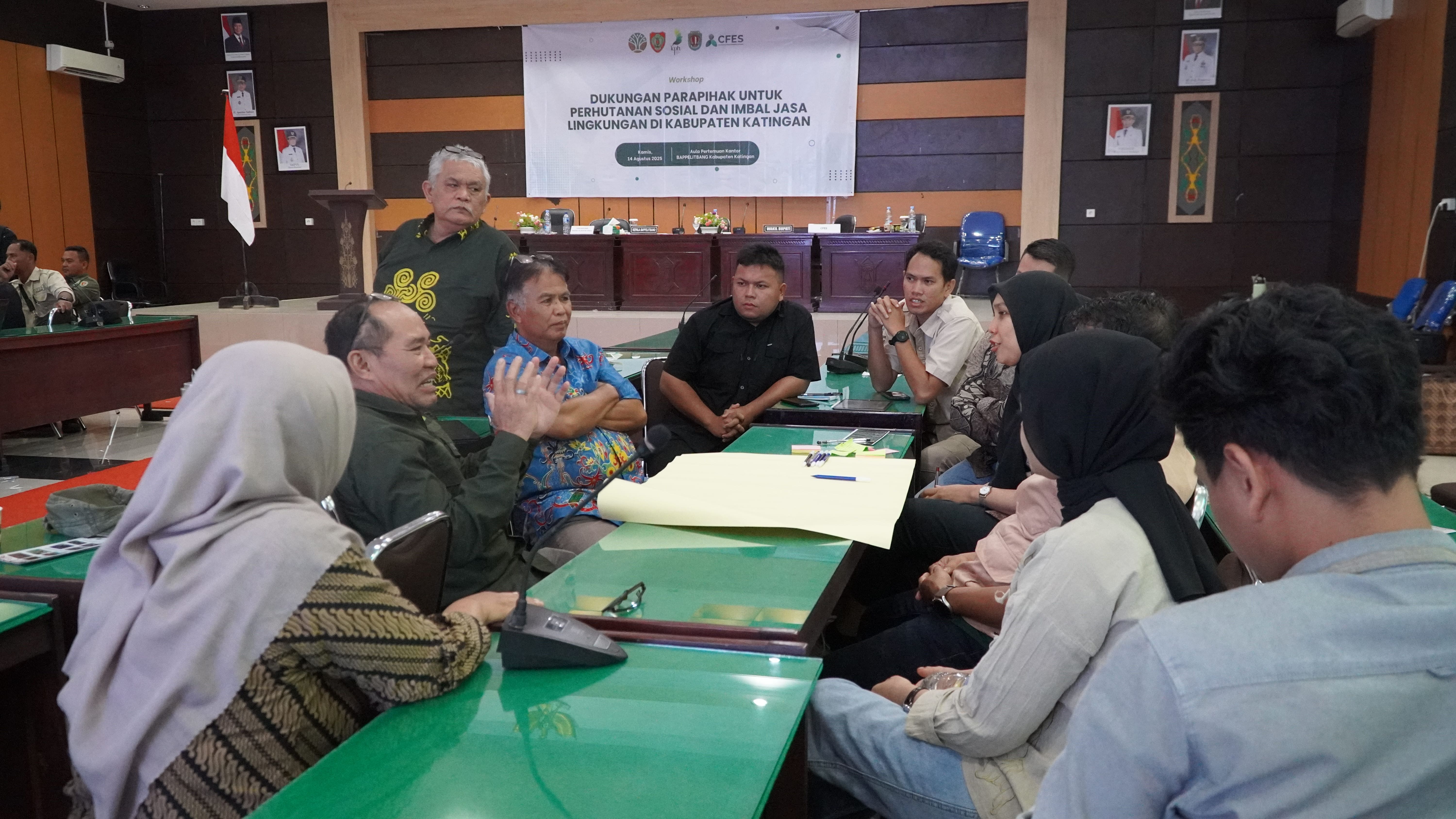 Sinergi Multipihak Perkuat Perhutanan Sosial dan Skema Payment for Ecosystem Services (PES) di Kabupaten Katingan