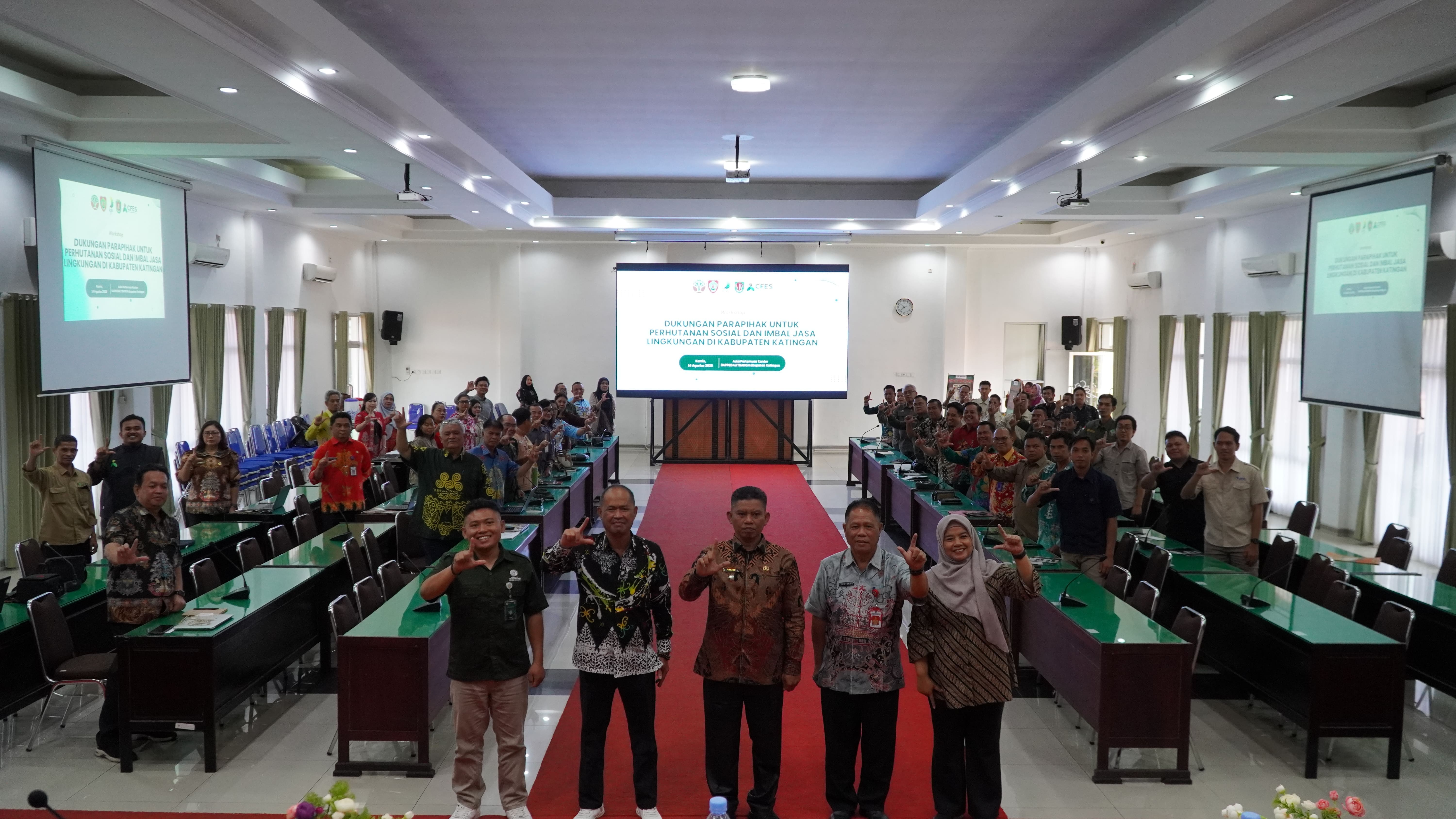 Sinergi Multipihak Perkuat Perhutanan Sosial dan Skema Payment for Ecosystem Services (PES) di Kabupaten Katingan